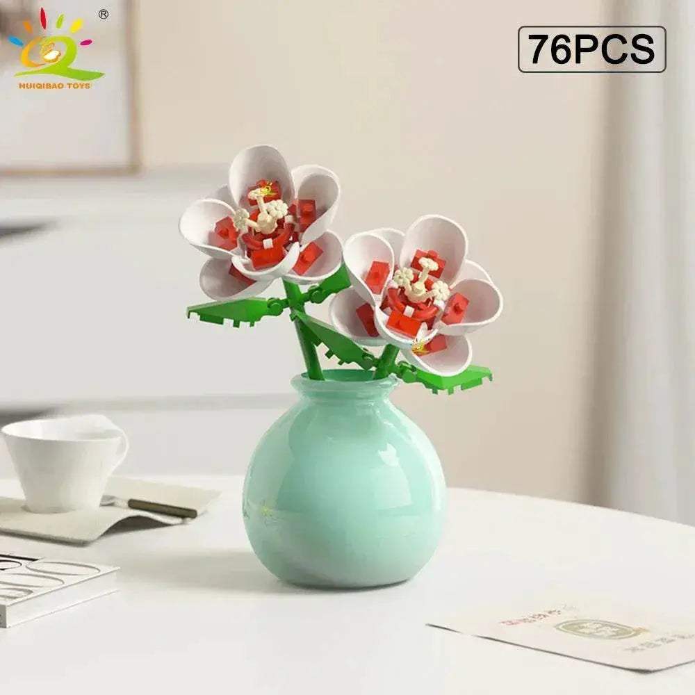 MOC Flower Vase Kit ABS Eternal Bouquet Toyland EU -  ToylandEU™