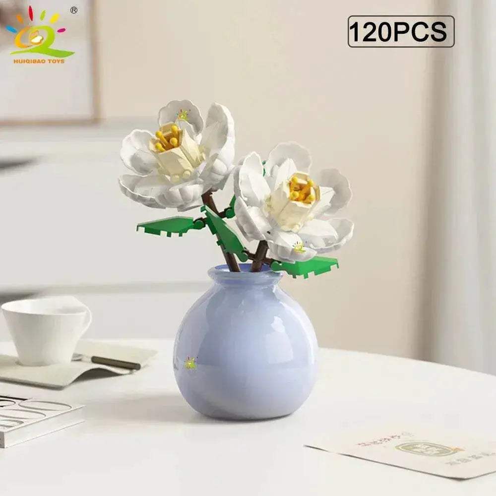  MOC Flower Vase Kit ABS Eternal Bouquet Toyland EU -  ToylandEU™