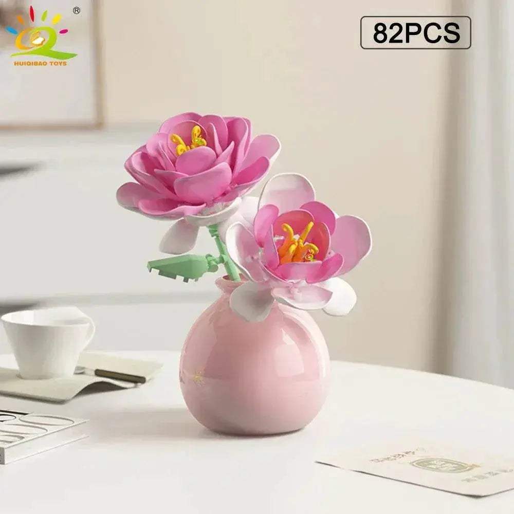  MOC Flower Vase Kit ABS Eternal Bouquet Toyland EU -  ToylandEU™