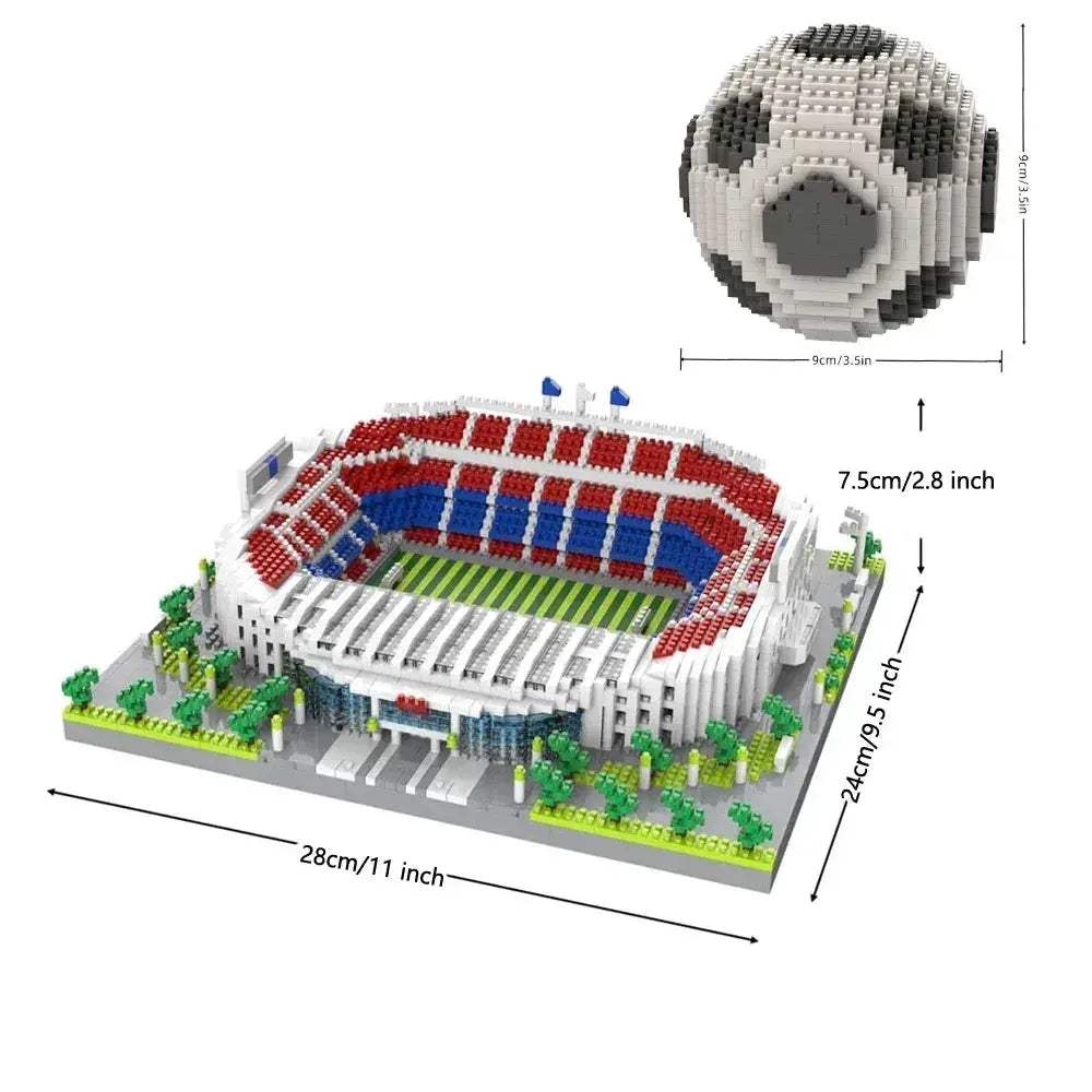 MOC Football Building Blocks Mini Model for Desk Display - ToylandEU