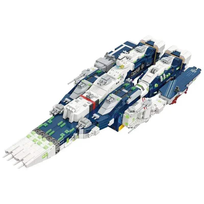 Fortress Ship Building Blocks Lego Compatible Robotech Warship Model - ToylandEU
