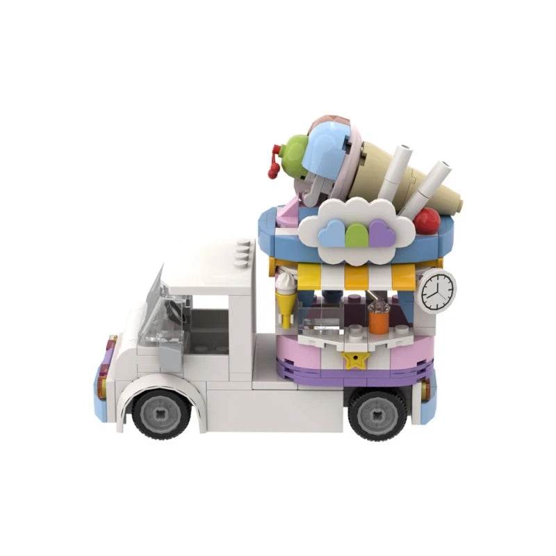 MOC French Fries Food Truck Model Building Blocks Gift Building Bricks MOC - ToylandEU