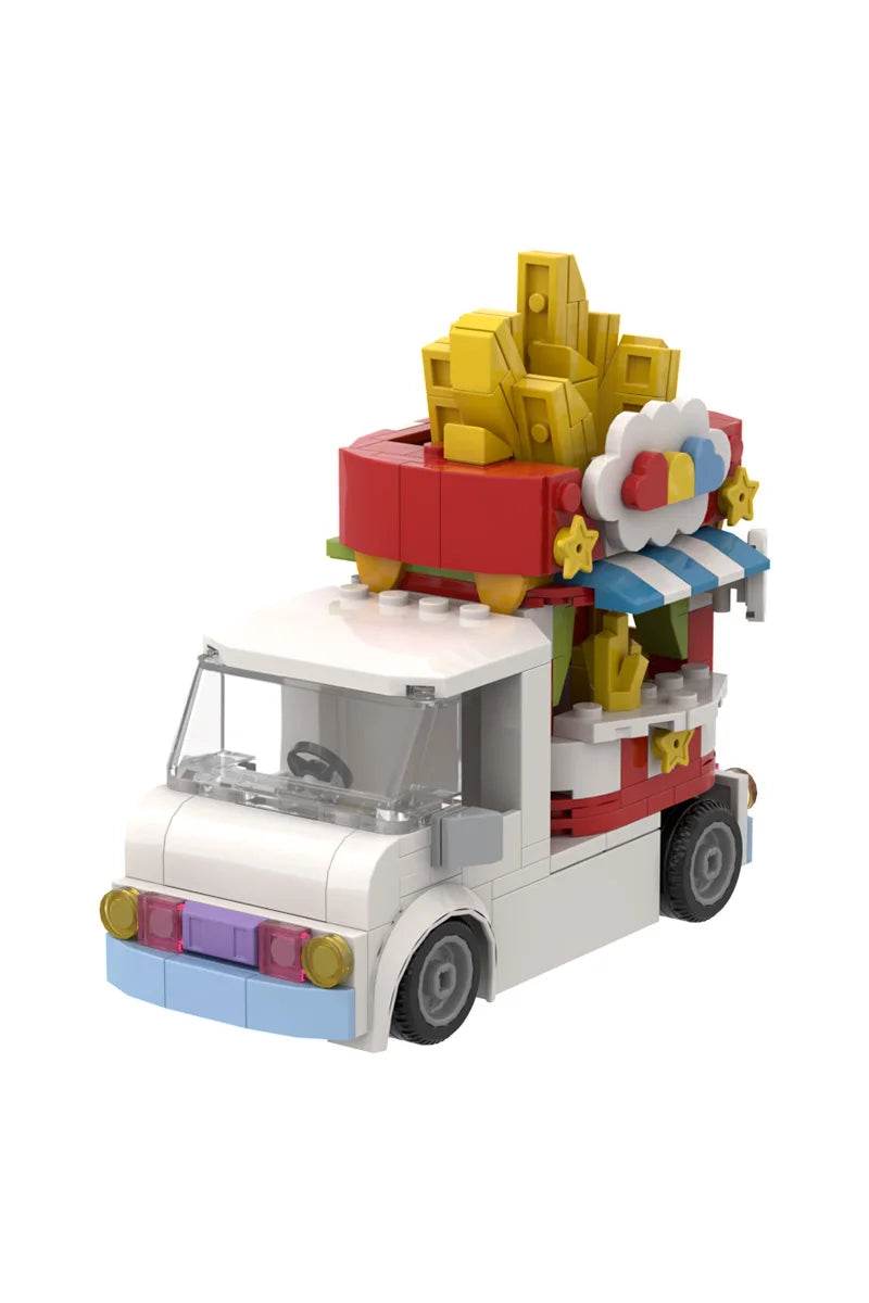 MOC French Fries Food Truck Model Building Blocks Gift Building Bricks MOC - ToylandEU