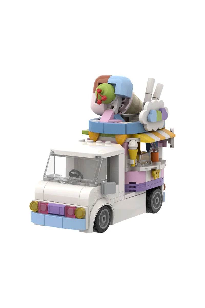 MOC French Fries Food Truck Model Building Blocks Gift Building Bricks MOC - ToylandEU