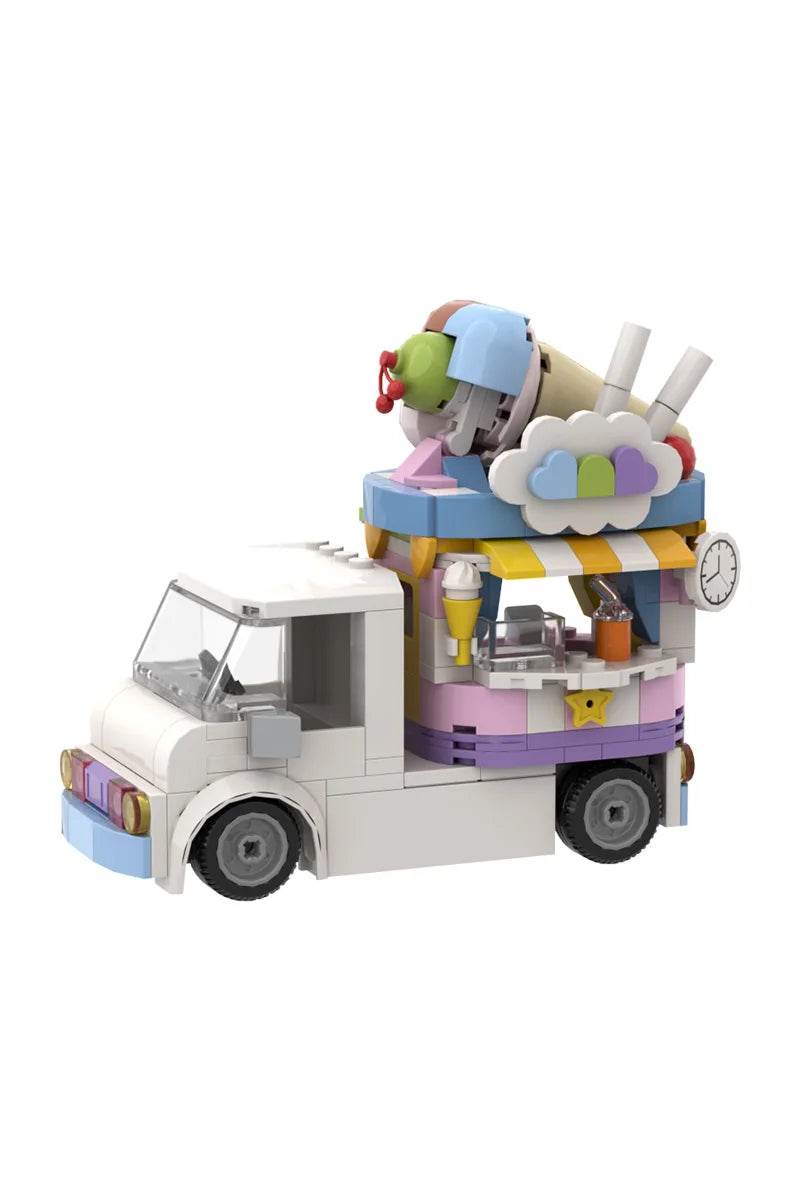 MOC French Fries Food Truck Model Building Blocks Gift Building Bricks MOC - ToylandEU