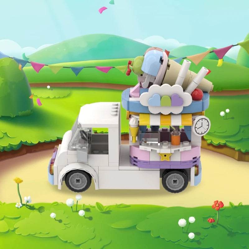 MOC French Fries Food Truck Model Building Blocks Toys Building Bricks MOC - ToylandEU