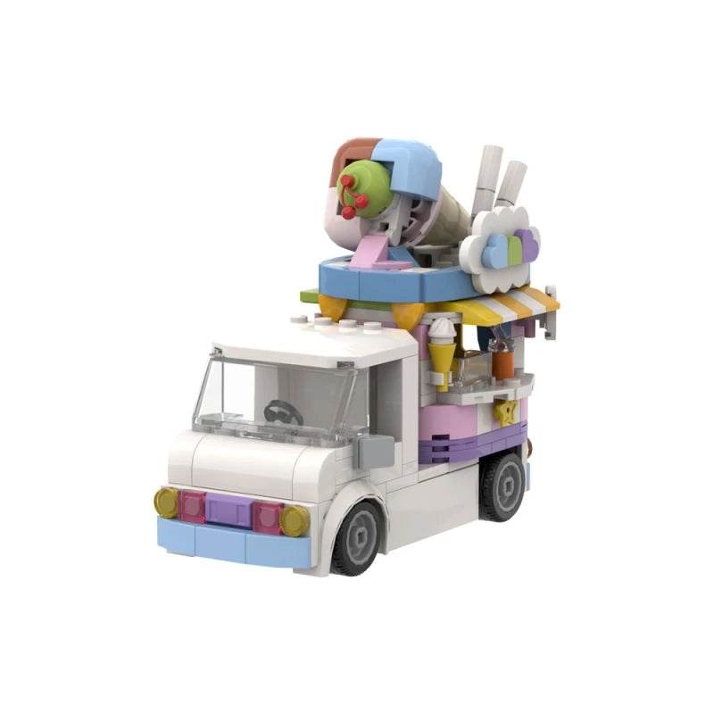 MOC French Fries Food Truck Model Building Blocks Toys Building Bricks MOC - ToylandEU
