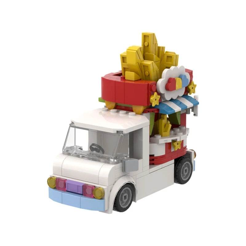 MOC French Fries Food Truck Model Building Blocks Toys Building Bricks MOC - ToylandEU