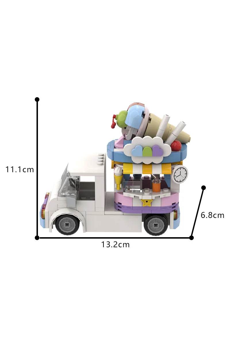 MOC French Fries Food Truck Model Building Blocks Toys Building Bricks MOC - ToylandEU