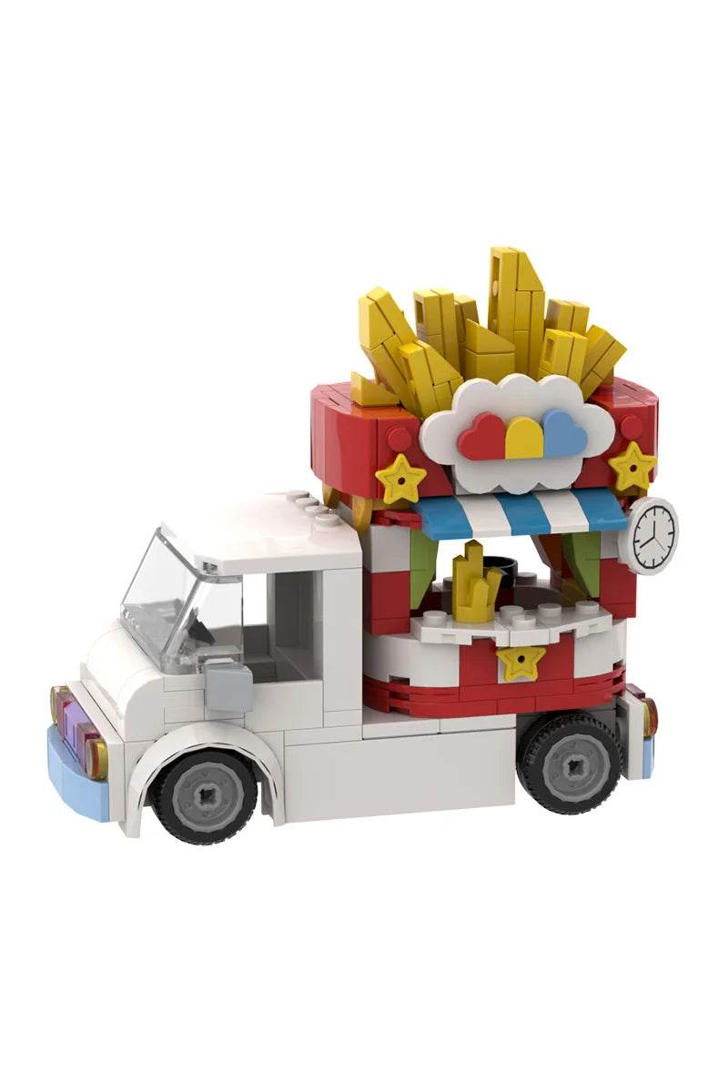 MOC French Fries Food Truck Model Building Blocks Toys Building Bricks MOC - ToylandEU