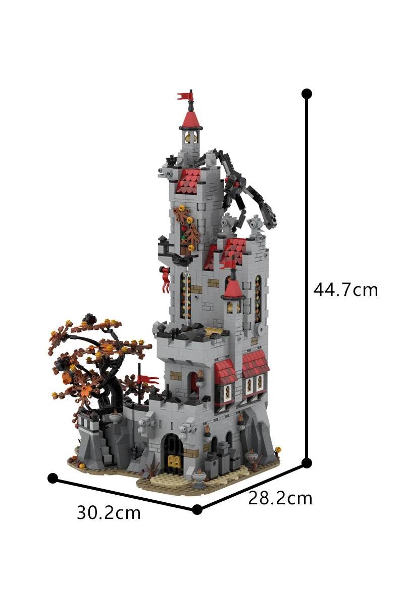 MOC Fright Knights Basil's Manor Castle Building Blocks Gift Building Bricks MOC - ToylandEU