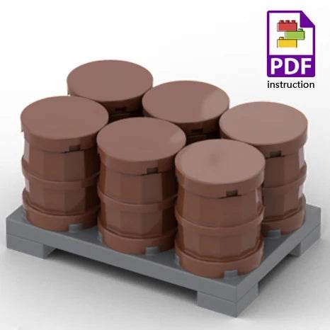 MOC Fuel Gas Tank Building Blocks Kit for Boys Gift Toys Building Bricks MOC - ToylandEU