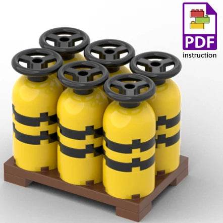 MOC Fuel Gas Tank Building Blocks Kit for Boys Gift Toys Building Bricks MOC - ToylandEU