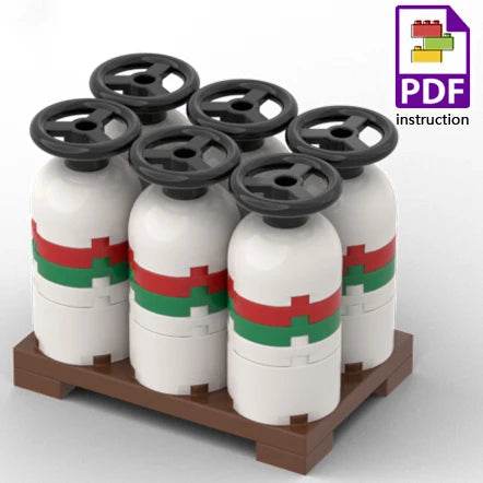 MOC Fuel Gas Tank Building Blocks Kit for Boys Gift Toys Building Bricks MOC - ToylandEU