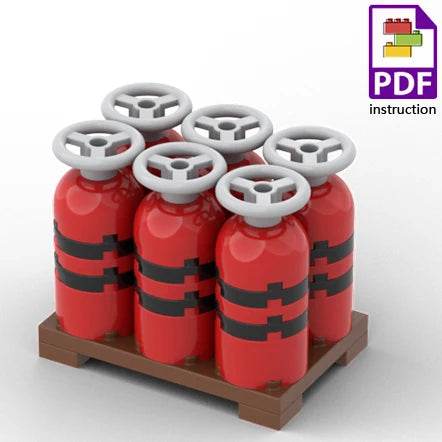 MOC Fuel Gas Tank Building Blocks Kit for Boys Gift Toys Building Bricks MOC - ToylandEU