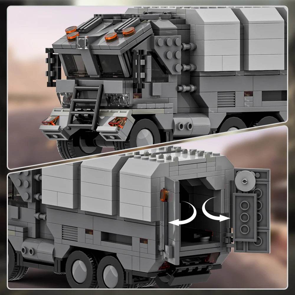 MOC Futuristic Military Truck Model Building Block DIY Building Bricks MOC - ToylandEU