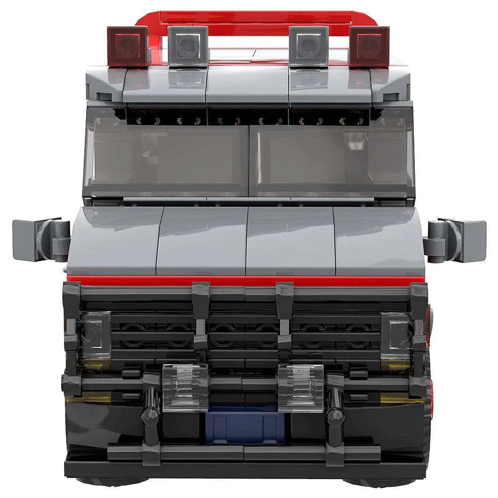 MOC GMC Vandura A-Team Van Building Blocks Model Toy Set - ToylandEU