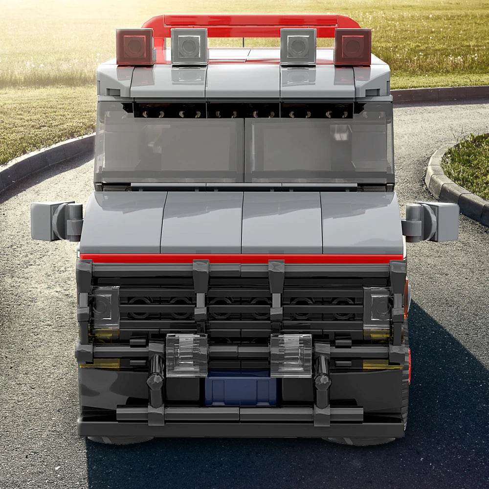 MOC GMC Vandura A-Team Van Building Blocks Model Toy Set - ToylandEU