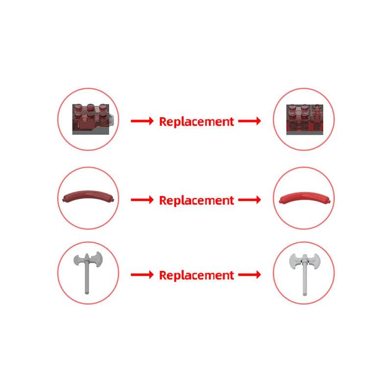 MOC Game Character Karlach Model Building Blocks Battle Demon Doll Building Bricks MOC - ToylandEU