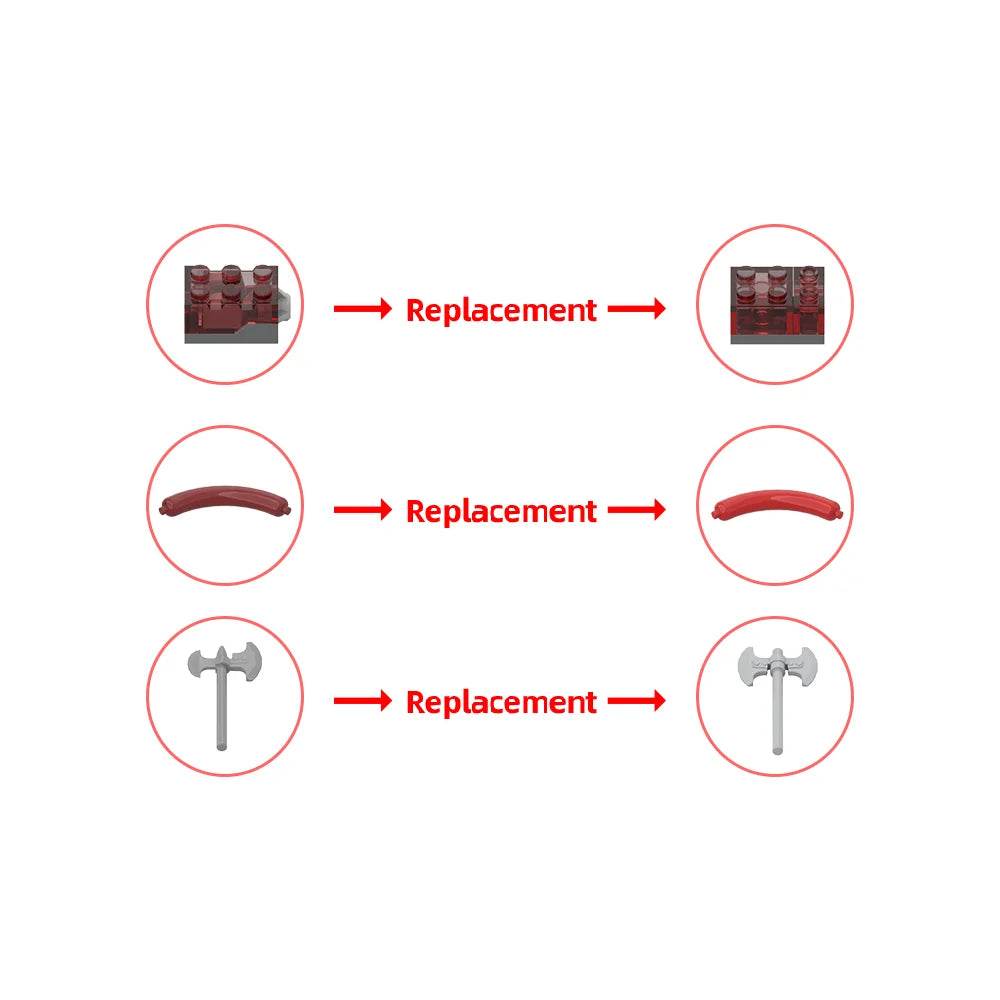 MOC Game Character Karlach Model Building Blocks Battle Demon Doll Building Bricks MOC - ToylandEU