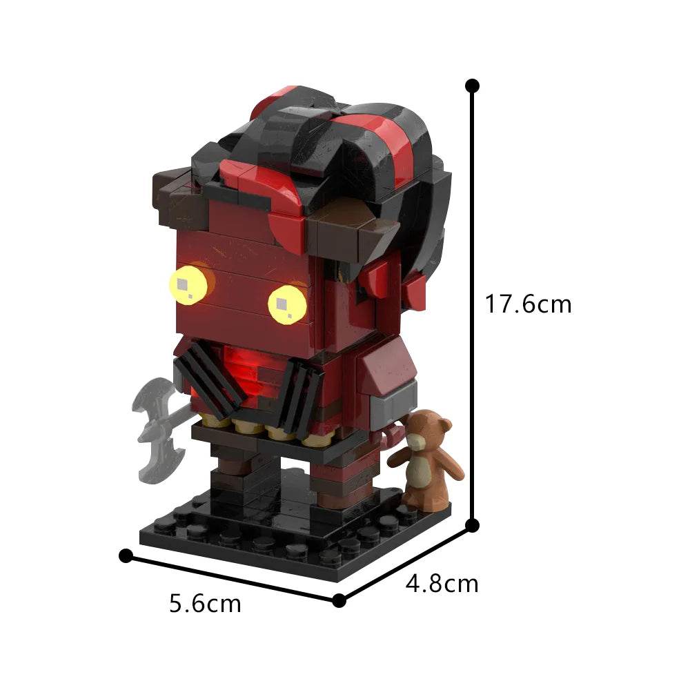 MOC Game Character Karlach Model Building Blocks Battle Demon Doll Building Bricks MOC - ToylandEU