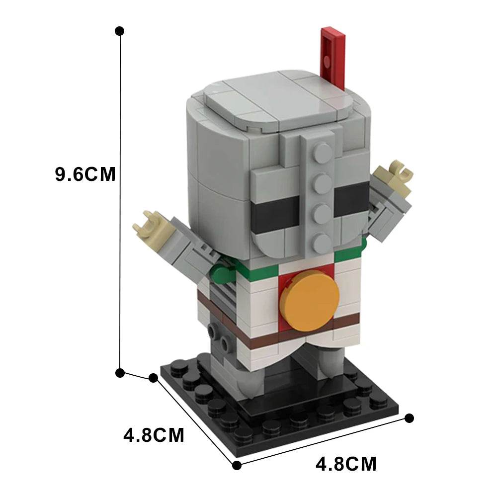 MOC Game Figure Brickheadz Building Block Cloud Strife Gift Set - ToylandEU