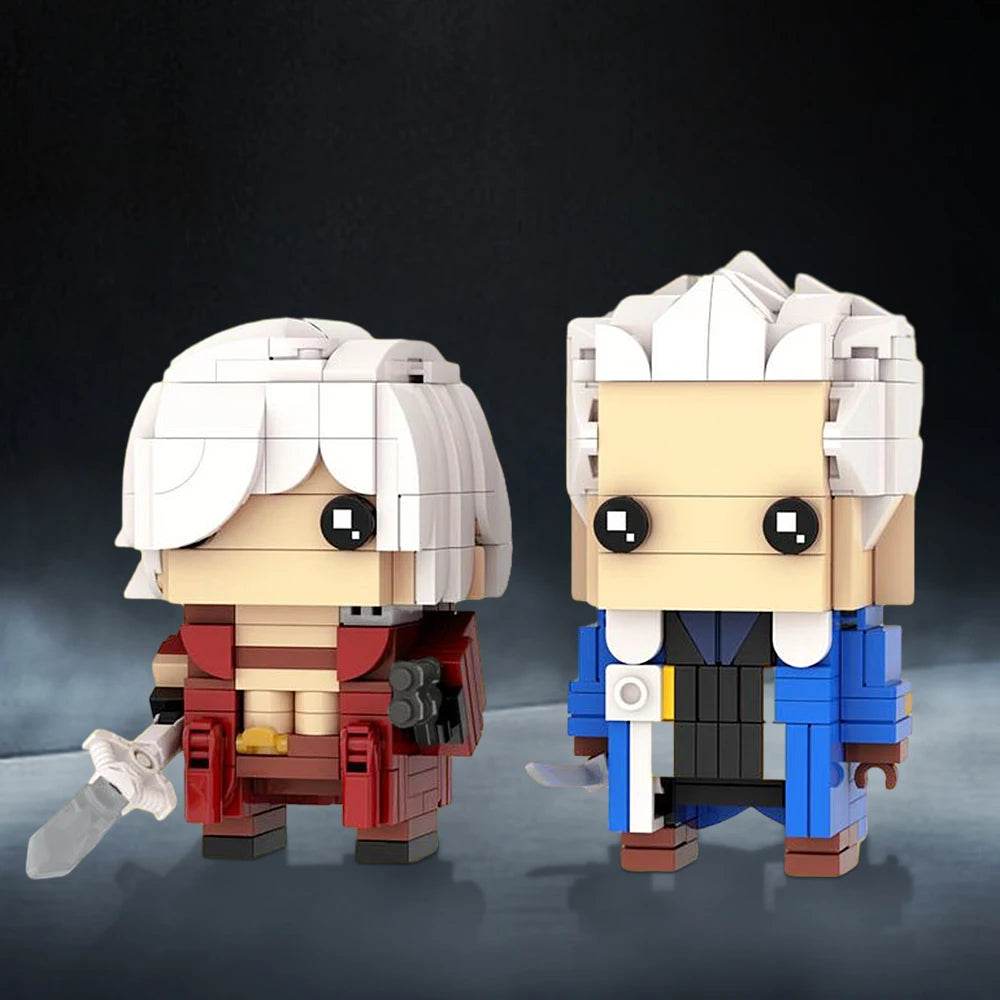 MOC Game Figure Brickheadz Building Block Cloud Strife Gift Set - ToylandEU