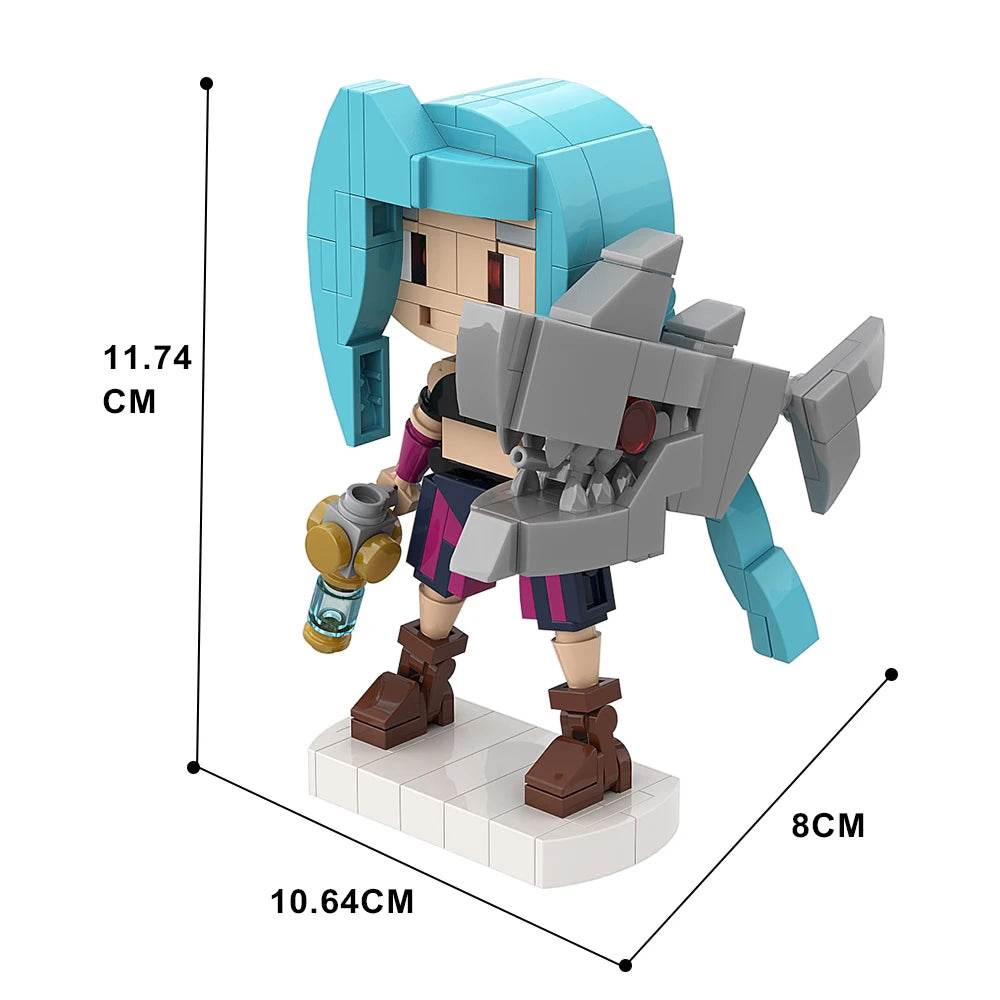 MOC Game Figure Brickheadz Building Block Cloud Strife Gift Set - ToylandEU