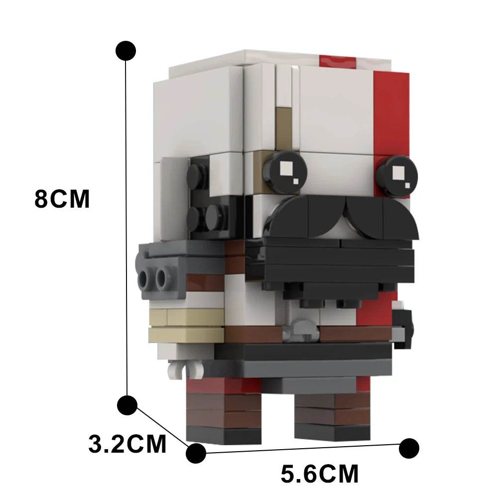 MOC Game Figure Brickheadz Building Block Cloud Strife Gift Set - ToylandEU