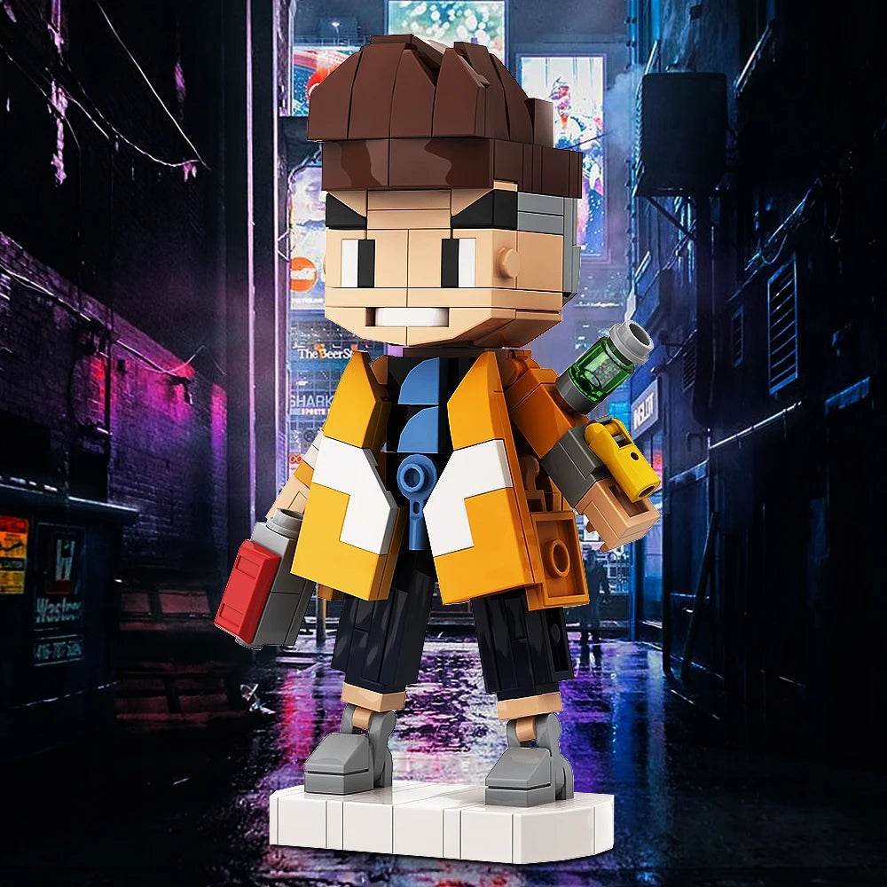 MOC Game Figure Brickheadz Building Block Cloud Strife Gift Set - ToylandEU