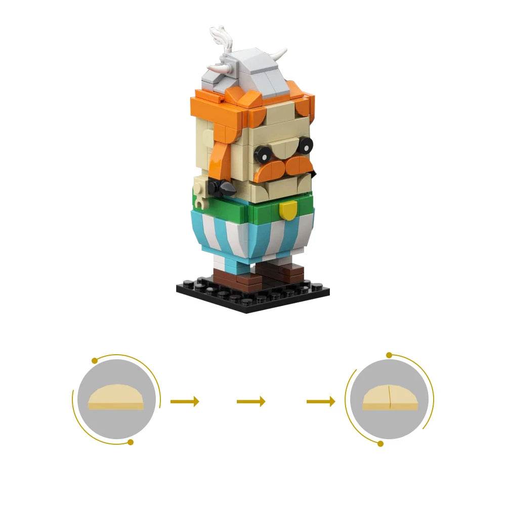 MOC Game Figure Brickheadz Building Block Cloud Strife Gift Set - ToylandEU