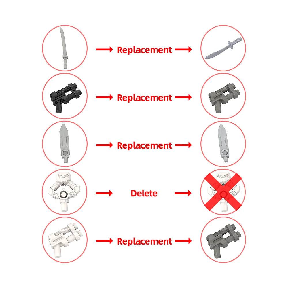 MOC Game Figure Brickheadz Building Block Cloud Strife Gift Set - ToylandEU