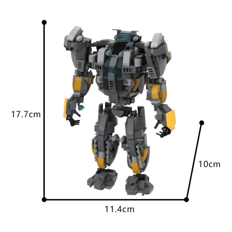 MOC Game Mecha X 2.0 Plus Model Building Blocks Building Bricks MOC Gift - ToylandEU