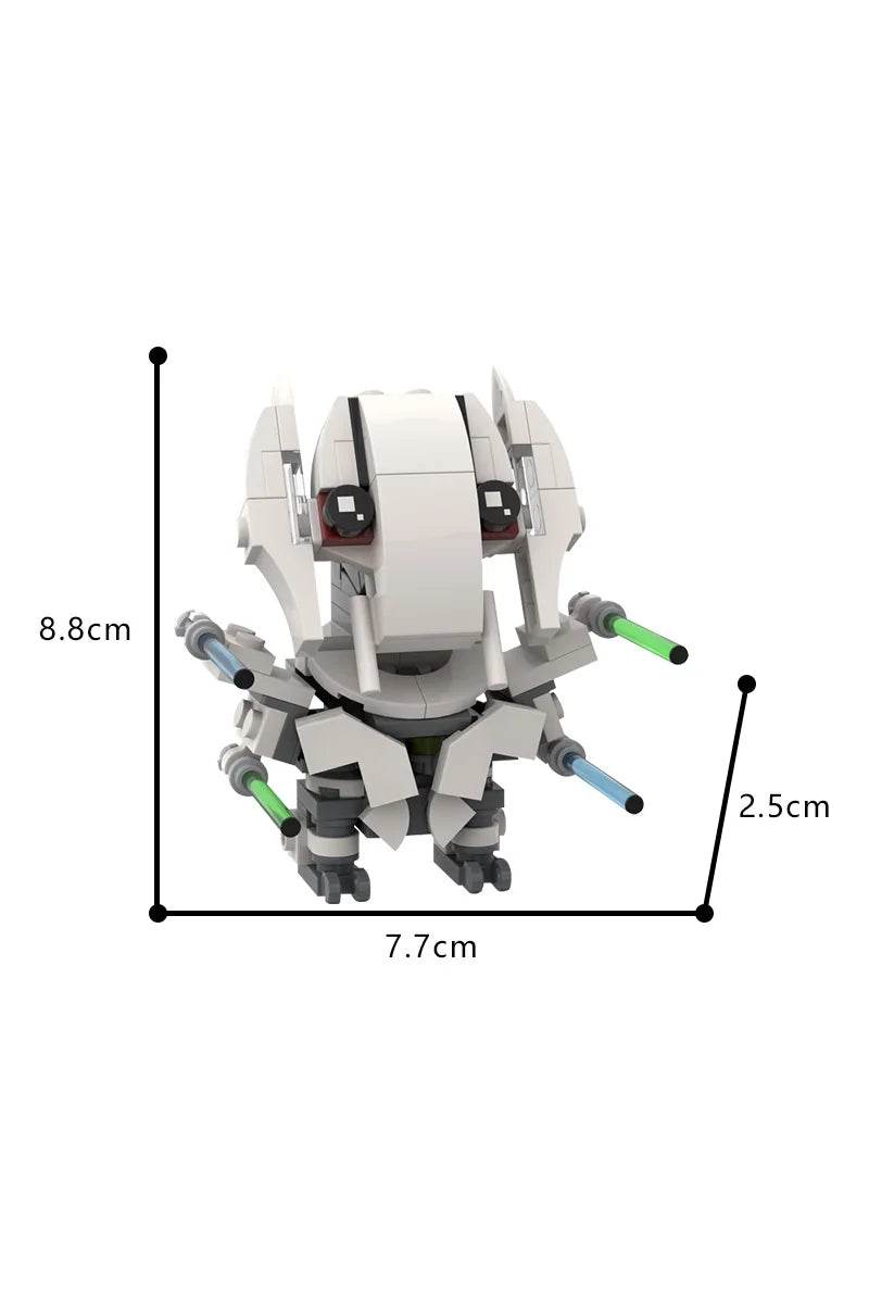 MOC General Grievous Model Building Blocks MINI Action Figure Building Bricks MOC - ToylandEU