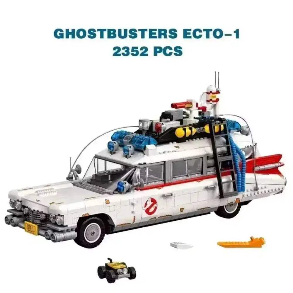 Ghostbusters ECTO1 Building Blocks Set For 10274 Fans Display Ready - ToylandEU