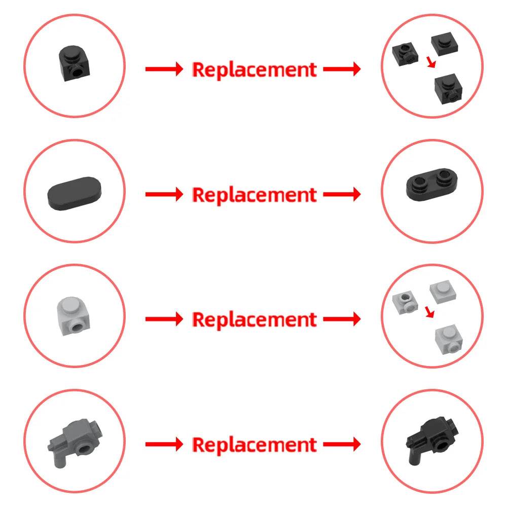 MOC Ghoul Brickhead Model Building Blocks Gift Mini Figure Building Bricks MOC - ToylandEU