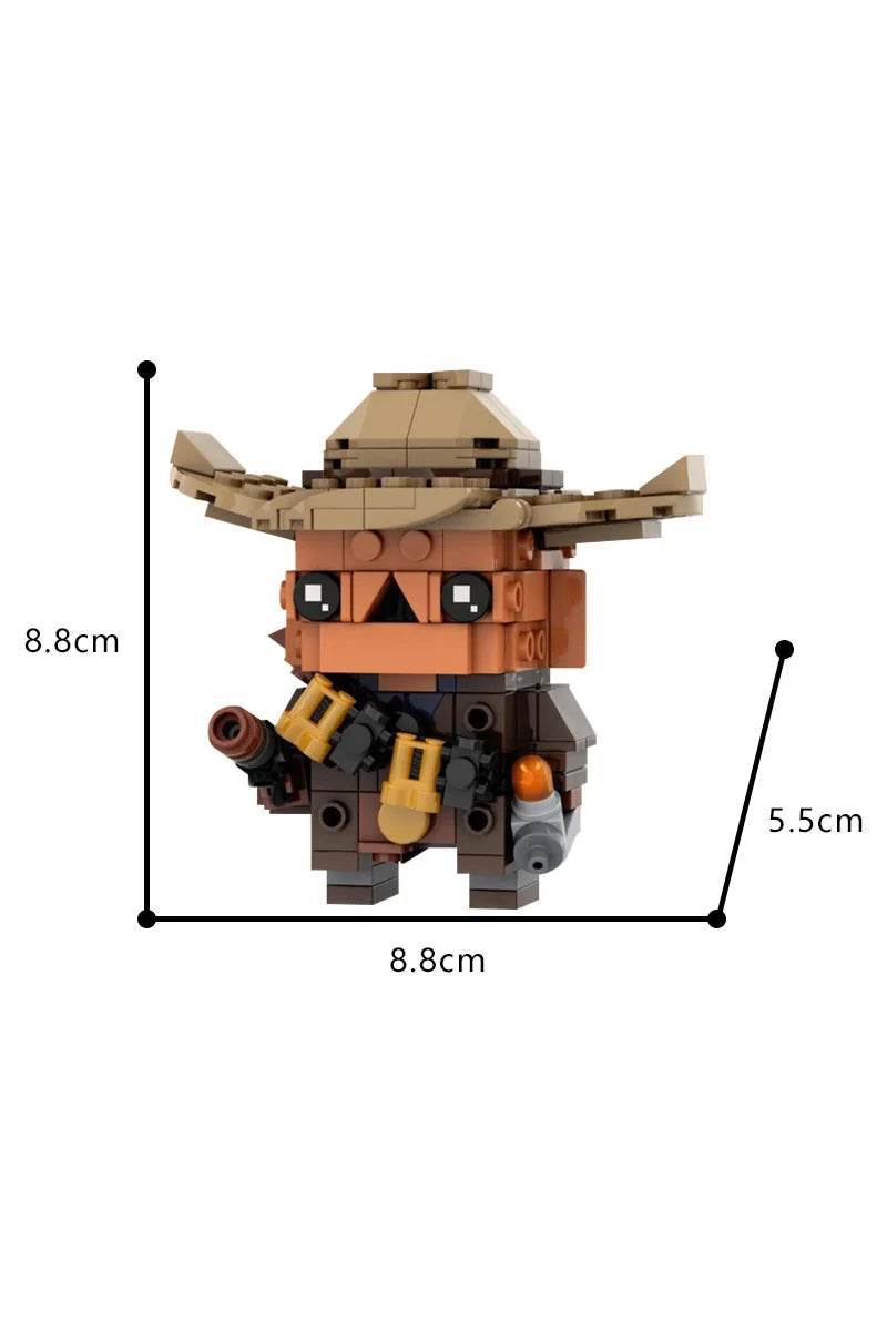 MOC Ghoul Brickhead Model Building Blocks Gift Mini Figure Building Bricks MOC - ToylandEU