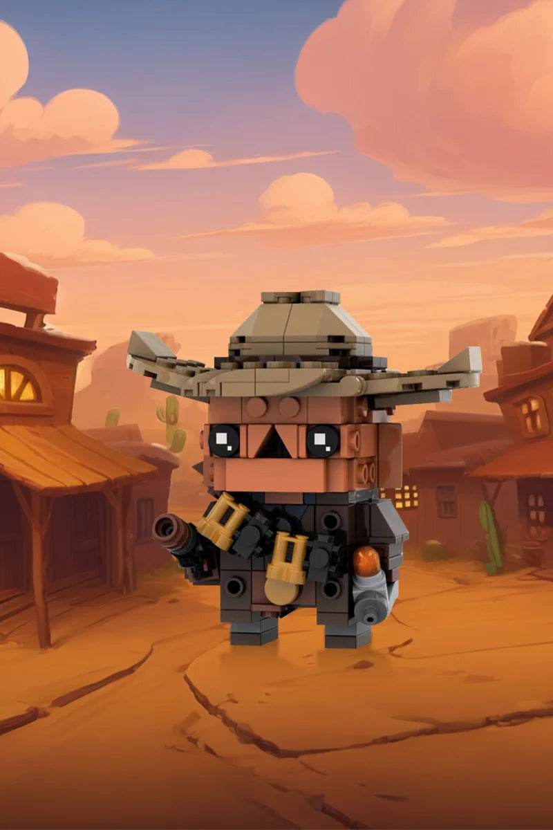 MOC Ghoul Brickhead Model Building Blocks Gift Mini Figure Building Bricks MOC - ToylandEU