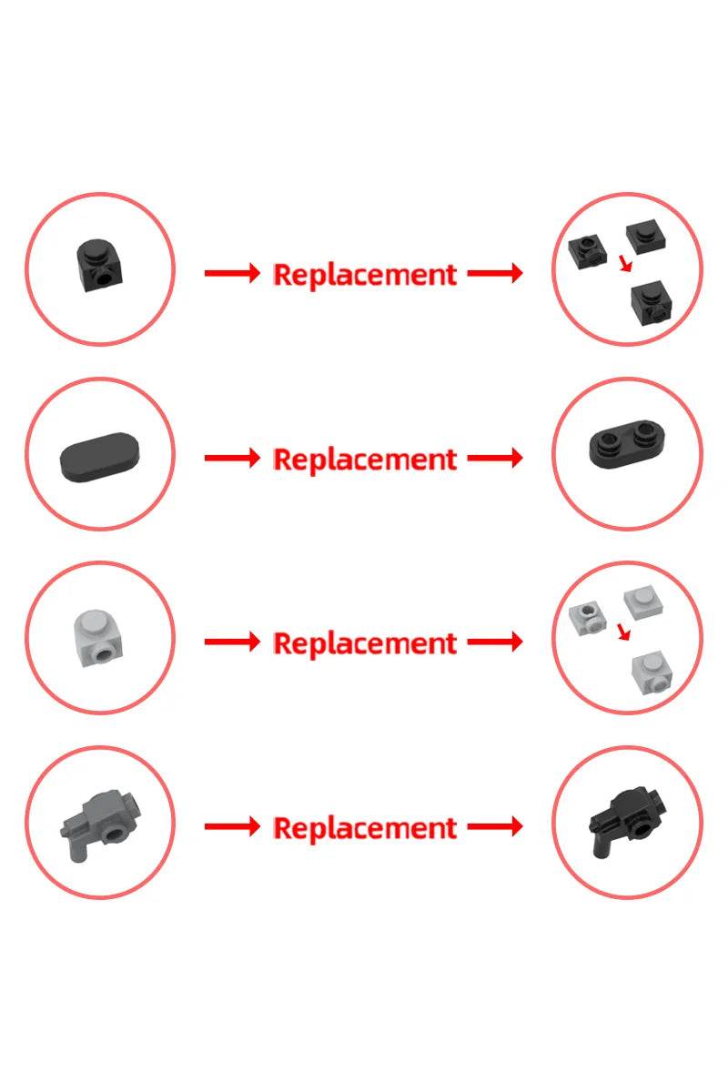 MOC Ghoul Brickhead Model Building Blocks Gift Mini Figure Building Bricks MOC - ToylandEU