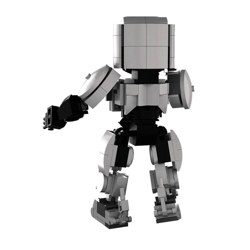 MOC Gobricks Military Armed Robot ED-209 City Mechanical War Polices Figures Future Building Blocks Movie RoboCoped Toys Kids Gfit Building Bricks MOC - ToylandEU