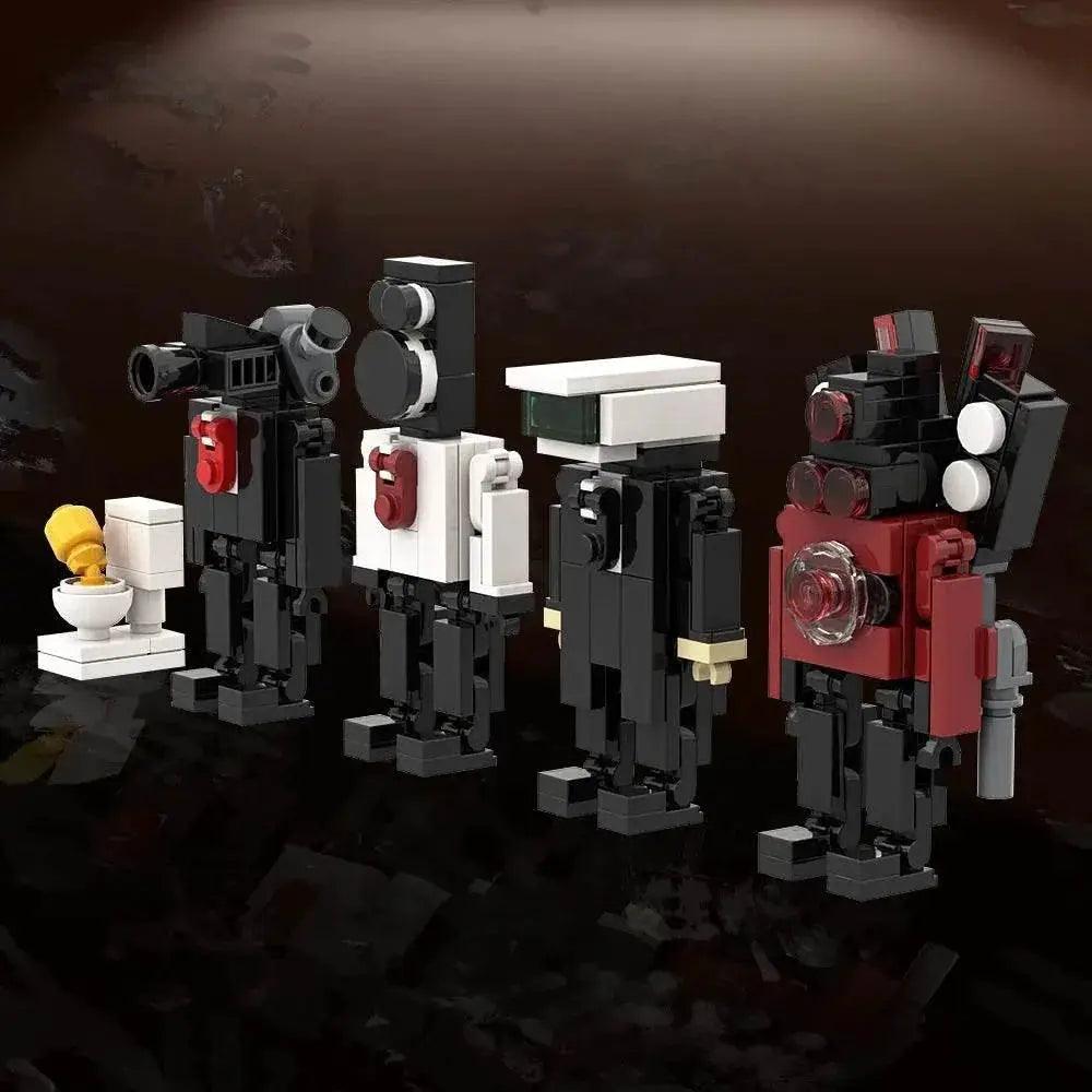  MOC Gobricks Moc Skibidi Toilet Man VS Camera Man Building Blocks -  ToylandEU™