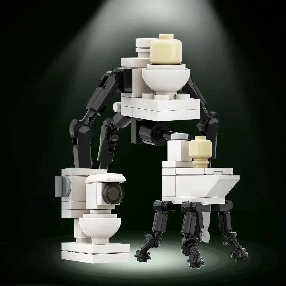  MOC Gobricks Moc Skibidi Toilet Man VS Camera Man Building Blocks -  ToylandEU™