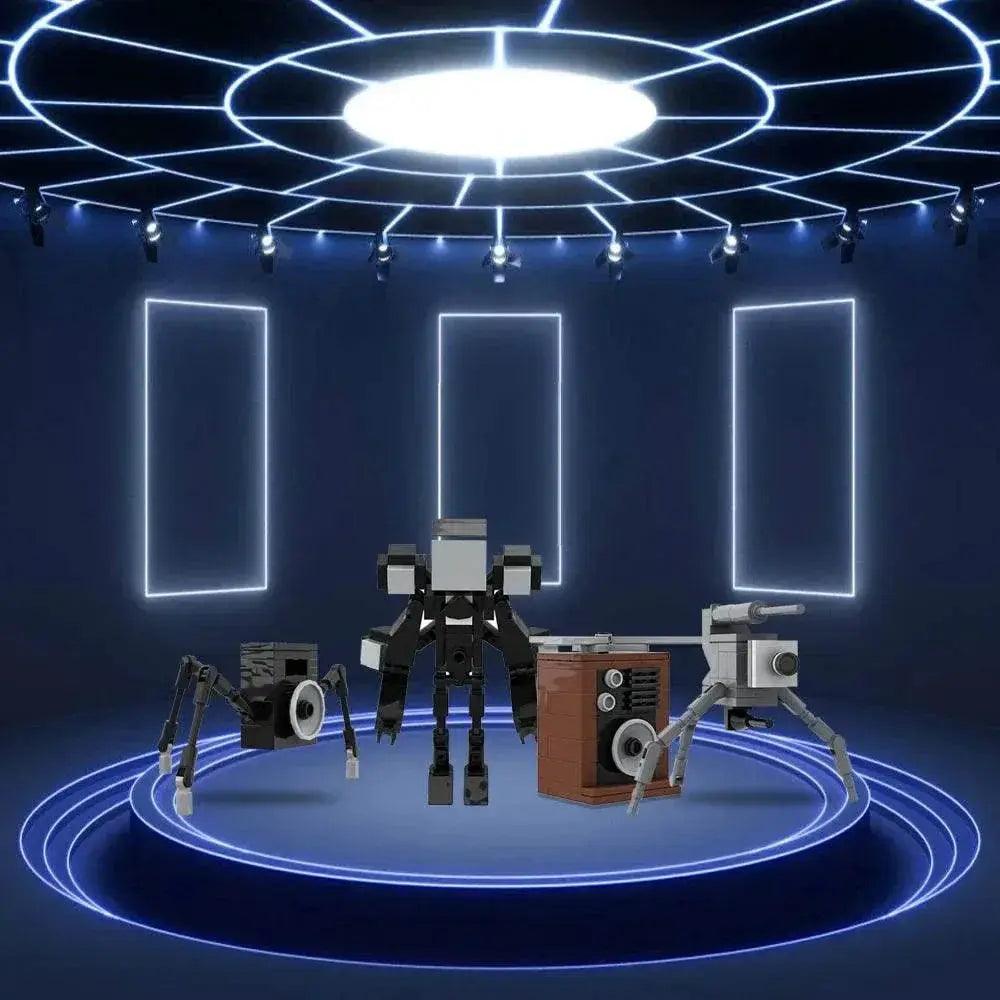  MOC Gobricks Moc Skibidi Toilet Man VS Camera Man Building Blocks -  ToylandEU™