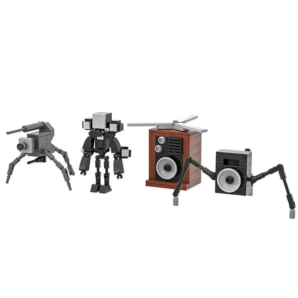  MOC Gobricks Moc Skibidi Toilet Man VS Camera Man Building Blocks -  ToylandEU™
