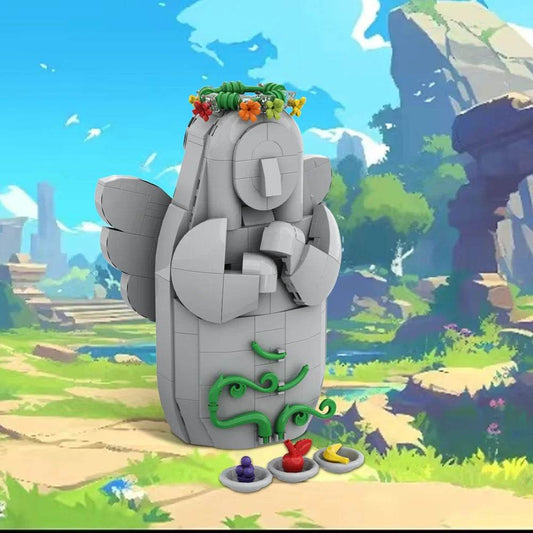 MOC Goddess Statue Figure Model Building Blocks Zeldaed Game Map Gift Building Bricks MOC - ToylandEU