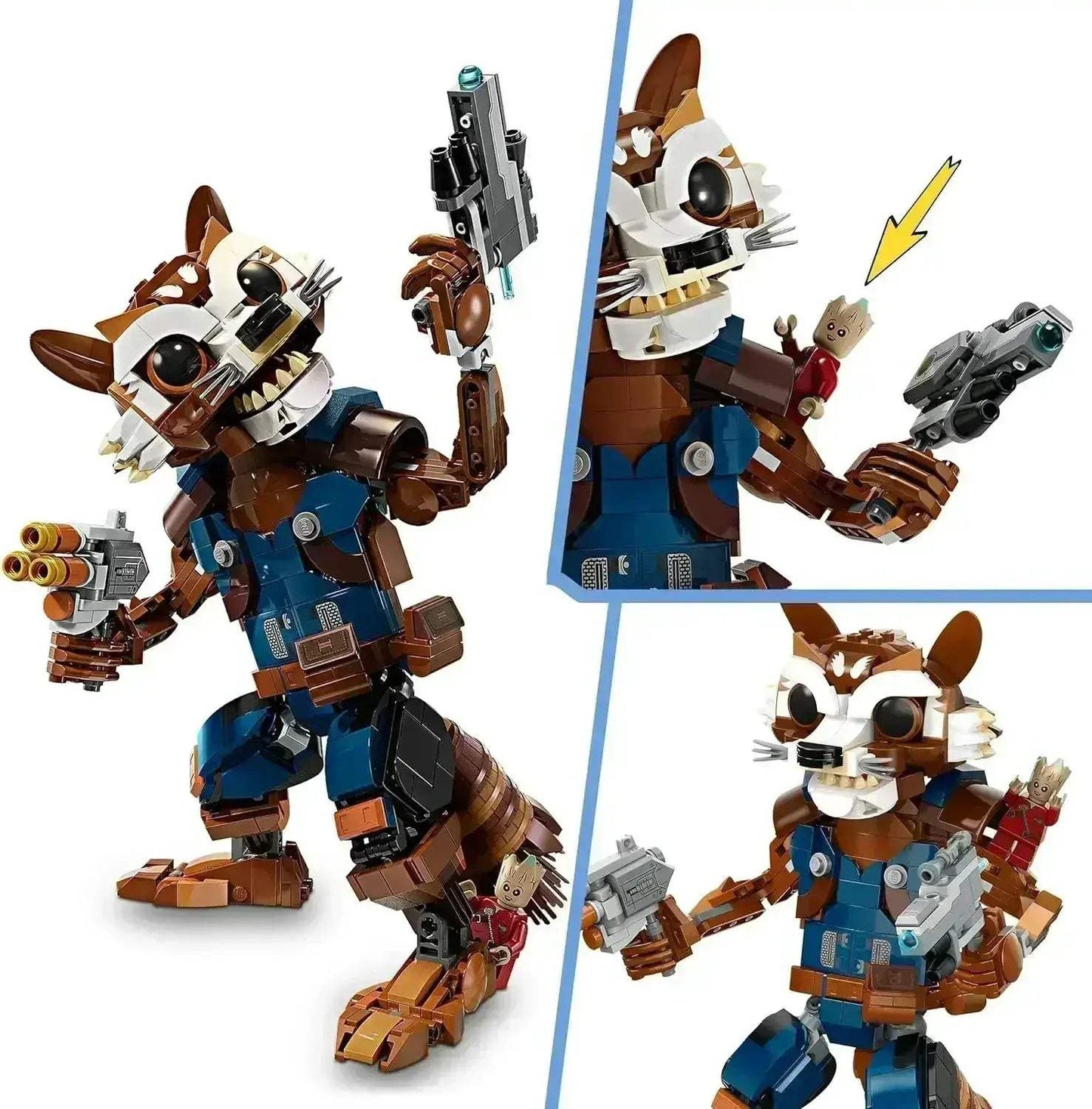 Groot Movie Building Blocks Set For Display And Play - ToylandEU
