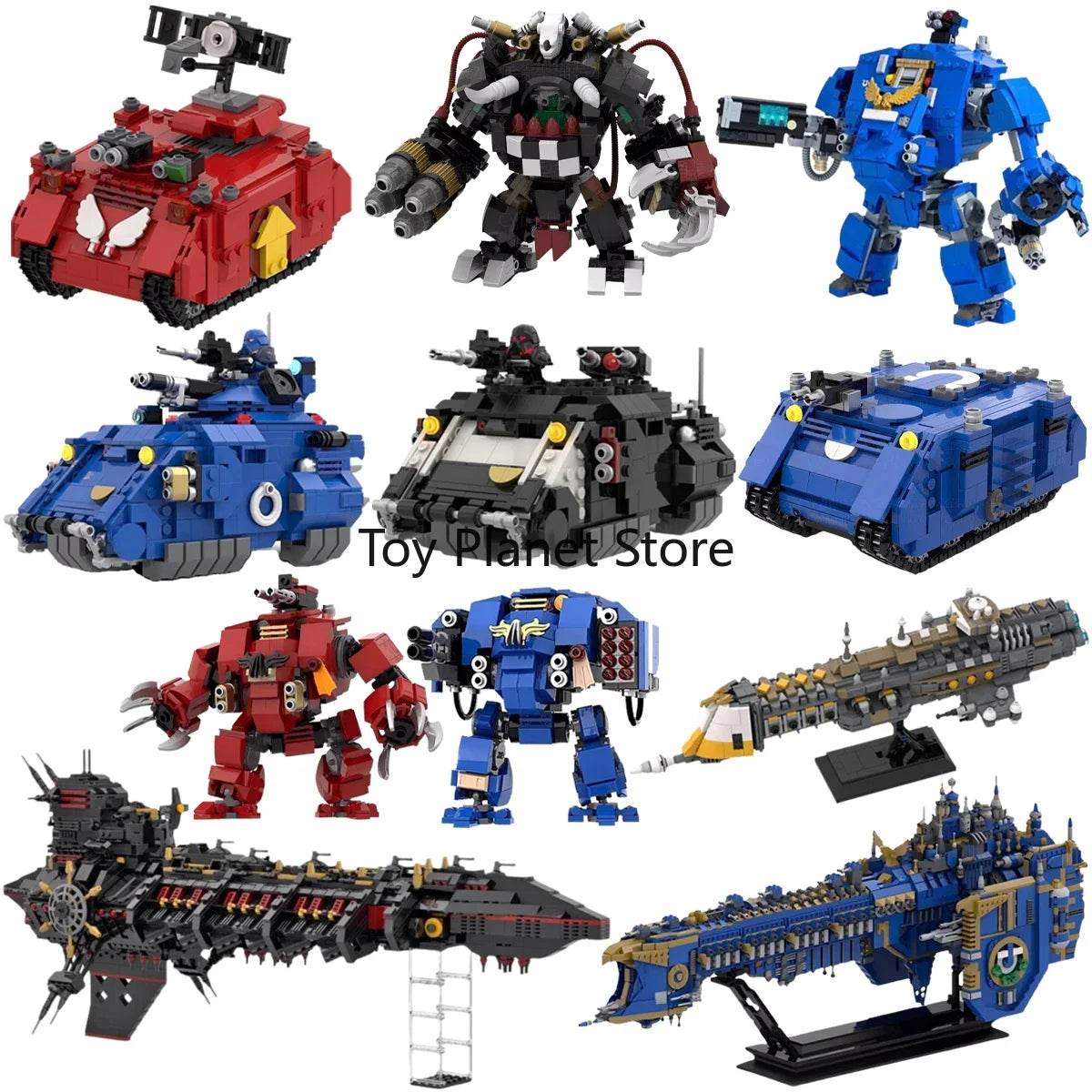 MOC Hammer Tank Battle Robot Building Blocks Mech Warrior - ToylandEU
