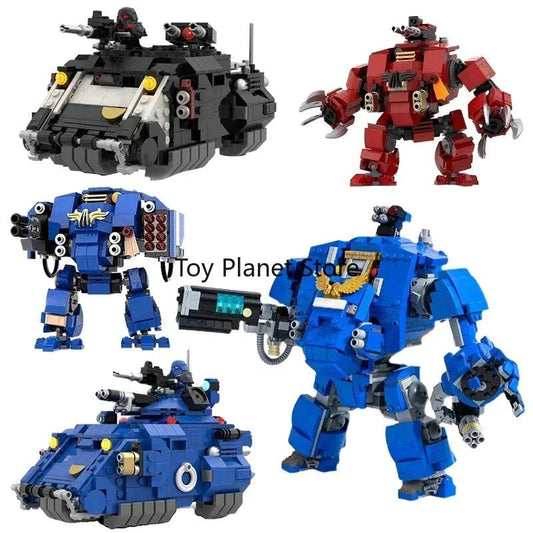 MOC Hammer Tank Battle Robot Building Blocks Mech Warrior - ToylandEU