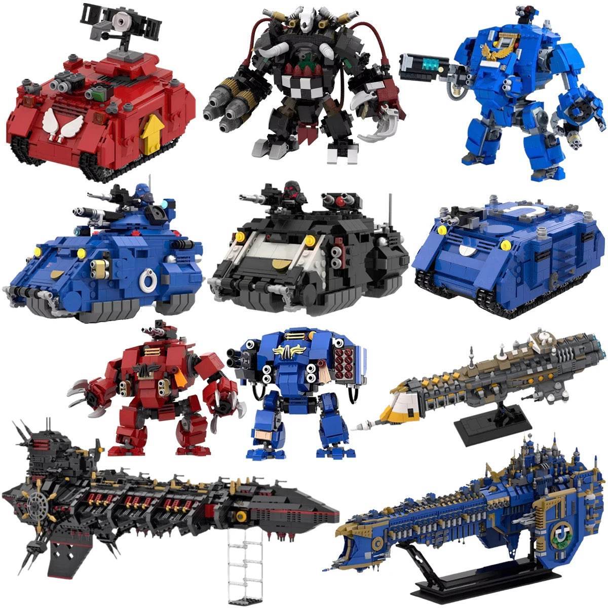 MOC Hammer Tank Battle Robot Building Blocks Mech Warrior - ToylandEU