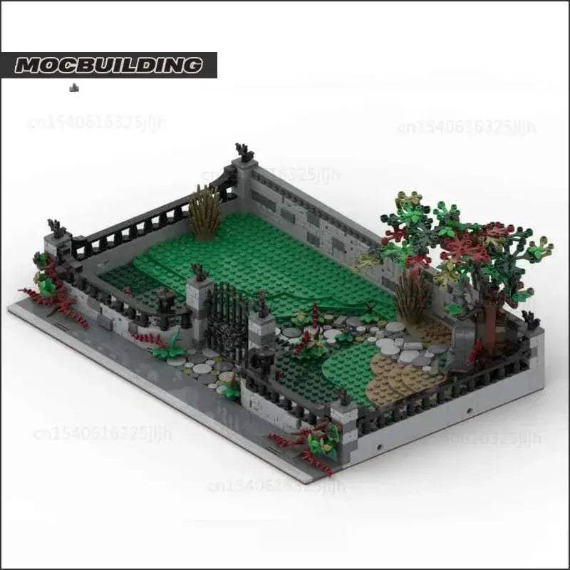 MOC Haunted Halloween Cemetery Building Blocks Tombstones Set - ToylandEU